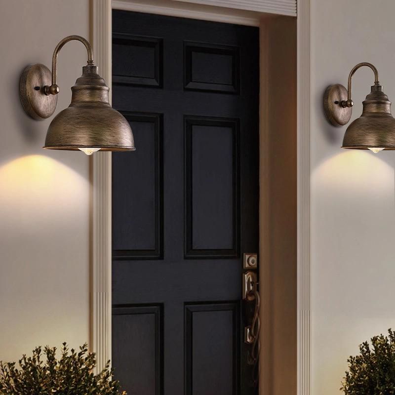 Retro Outdoor Garden Light Courtyard Yard Porch Aisel Stair Vintage Outdoor Wall Lamp (WH-VR-47)