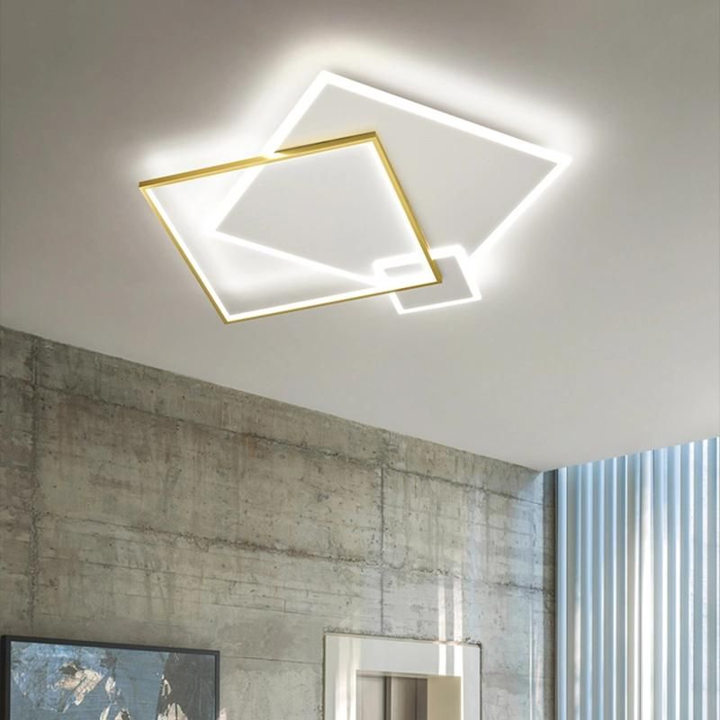 Square Modern Style Creative Design Ceiling Lamp Pendant Lamp Bedroom Lamp