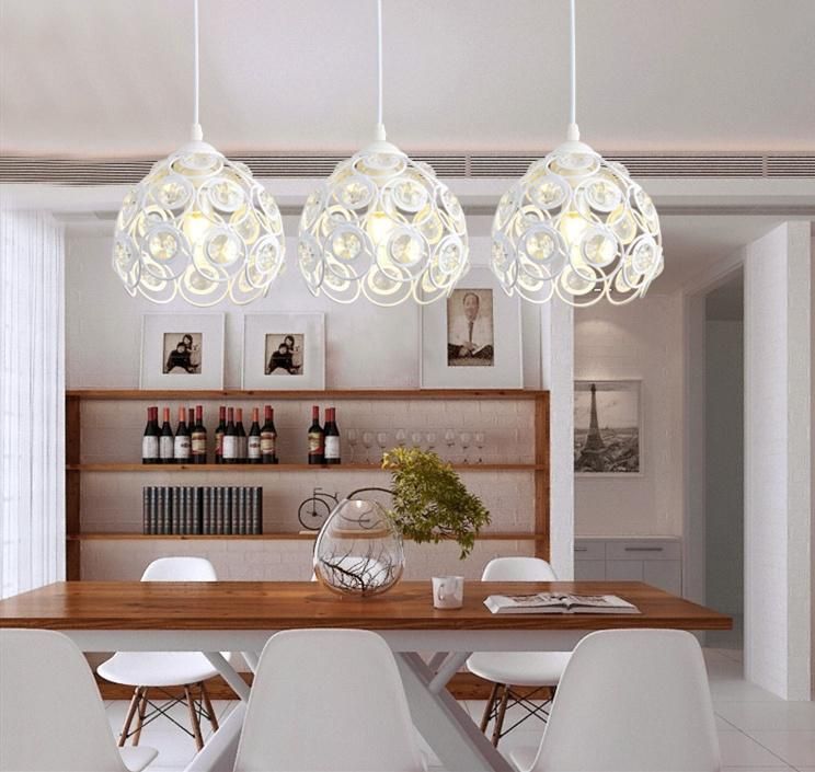 White Black Nodic Pendant Light Crystal Chanderlier Lighting Modern Home Lighting