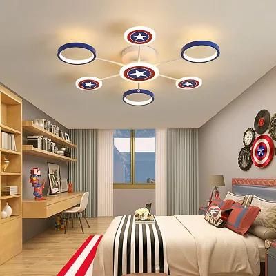 Kids Bedroom Decor LED Lights for Room Indoor Chandelier Lighting Baby Boy Ceiling Lamp (WH-MA-181)