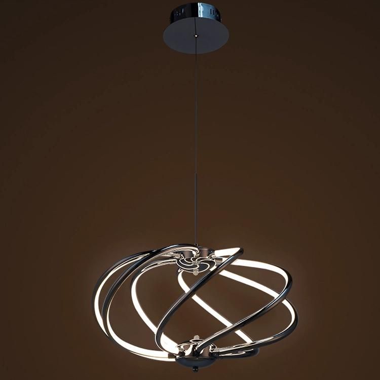 2021 New Bright Aluminum Metal Design Bedroom Modern Pendant Lights