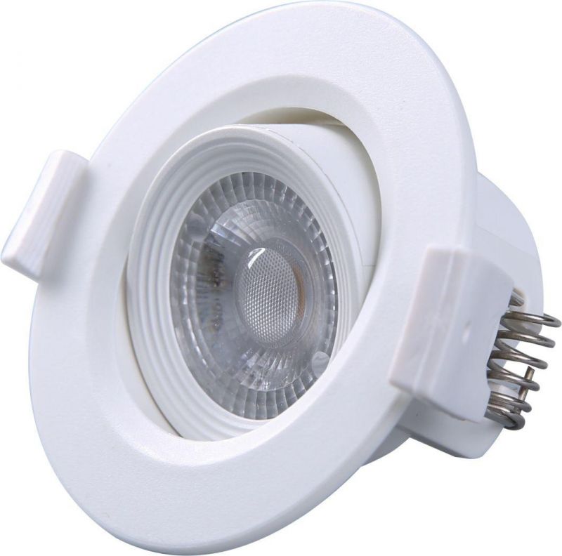 CCT Changeable PBT and Aluminum 5W 7W Round Square Rotatable Recessed LED Indoor IP54 Downlight