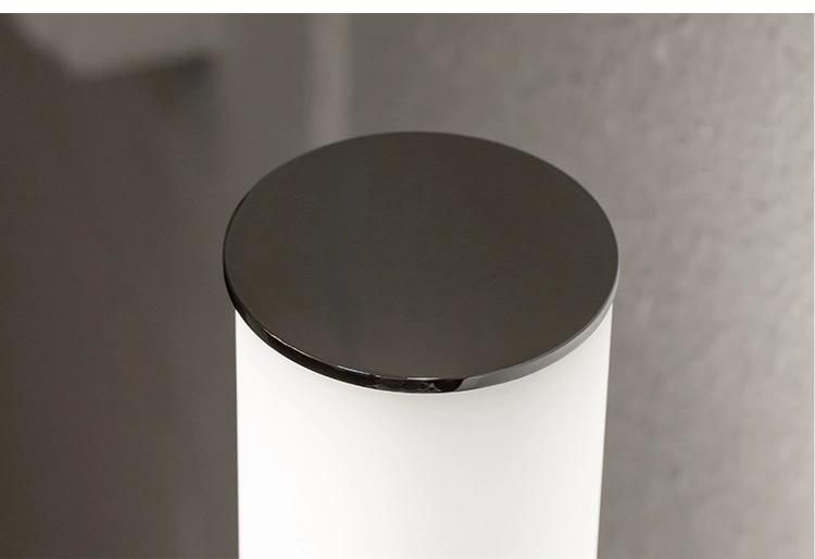 Modern Decorative Bedside Glass Wall Lamp Light with Metal Cover