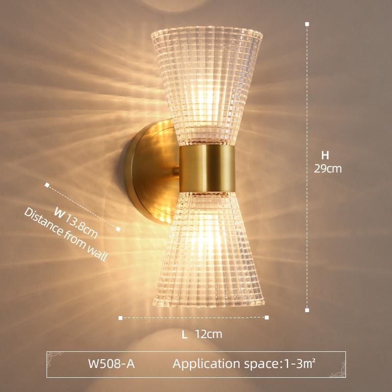 Creative Copper Wall Lamp Luxury Living Room TV Background Wall Light (WH-OR-180)