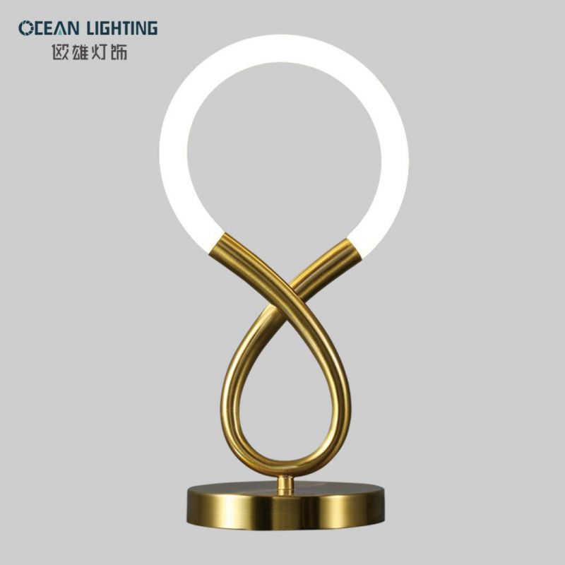 Modern Design "8" Shape Design LED Home Lighting Table Lamp