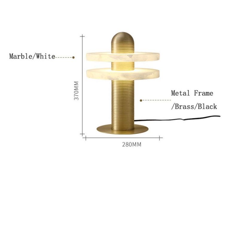 Modern Restaurant Marble LED Table Lamp