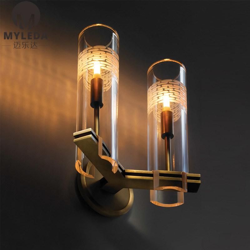 Modern Iron Decorative Guest Room Wall Lamp