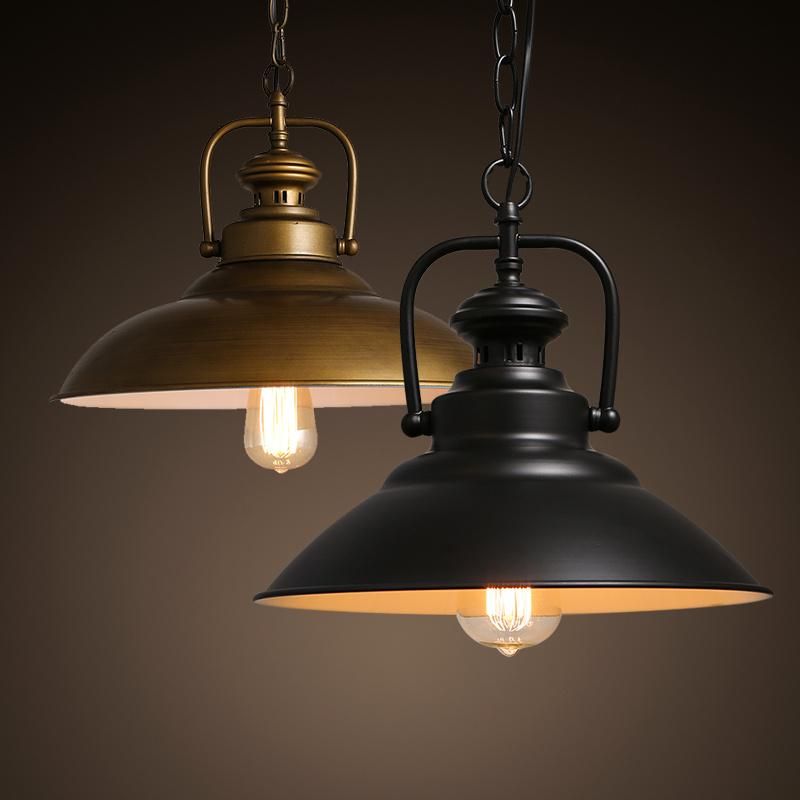 Industrial Retro Metal Pendant Lights Farmhouse Kitchen Dining Room Lighting (WH-VP-02)