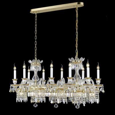 Hotel Wedding Lobby Living Room Large Decorative Hanging Light Gold Brass Home Modern Stainless Steel Luxury Crystal Chandelier
