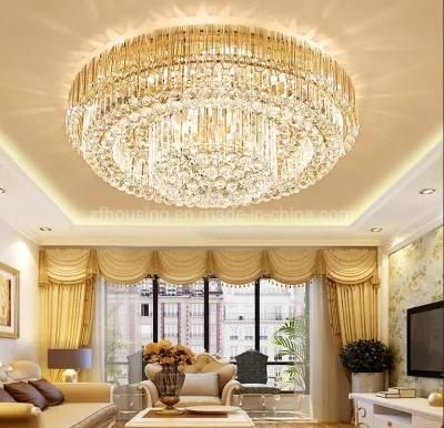 Newest Design Round Crystal LED Ceiling Lighting Lamp Zf-Cl-013
