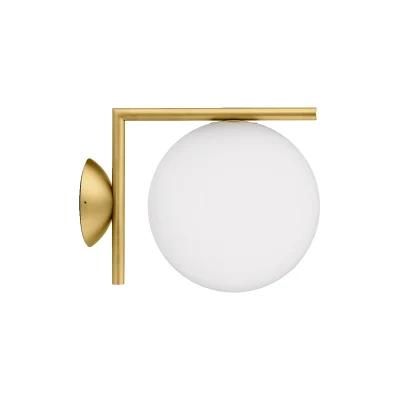 Nordic Modern Style Living Room Bedroom Restaurant Study Hallway Brass Wall Lamp