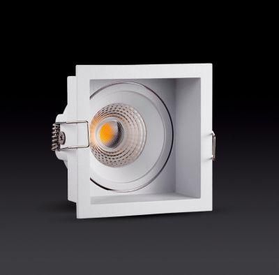 Die-Casting Aluminum Module Recessed Downlight Changeable Fixture
