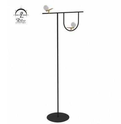 Modern Fancy Office Bird Floor Lamp Metal Standing Light