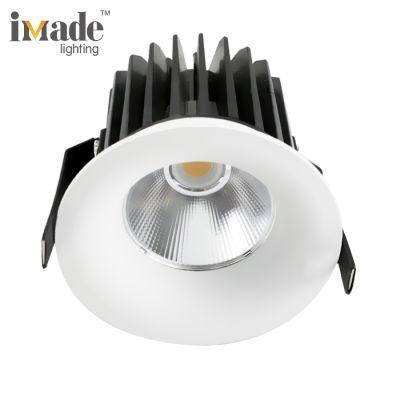 Home Office Modern Aluminum Housing Anti Glare COB Indoor Recessed LED Downlight