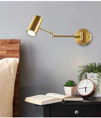 Nordic LED Wall Lamp Modern Iron Lamps for Living Room Bedroom Study Bedside Reading Lamp (WH-OR-56)