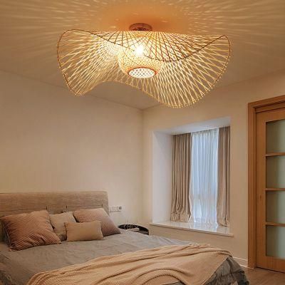 Tatami Style Rattan Ceiling Lights Shade Restaurant Ceiling Lamp (WH-WA-39)