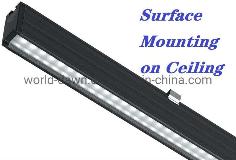 Wholesale PBT Material LED Chandelier Ceiling Lamp 30 Degree Light Beam Suspend Linear Tube LED Slim Pendant Light for Office Restaurant