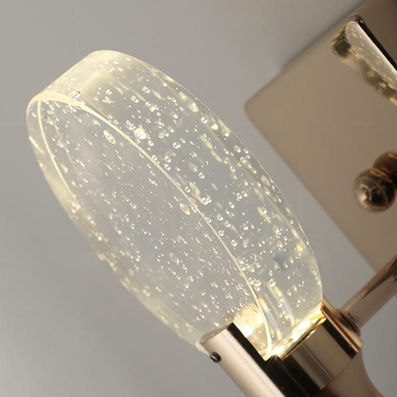 LED Creative Bedroom Bedside Crystal Wall Lamp Simple Living Room Lamp Stair Lighting