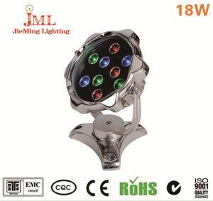 LED Underwater Light IP68 18W 24W 36W Various LED Effect for Fountains Ponds Gardens Changeable Underwater Light