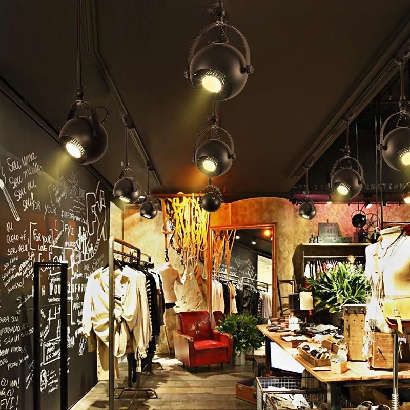 Vintage Drop Spot Lights Cloth Restaurant Picture Spotlight Pendant Light (WH-VP-36)