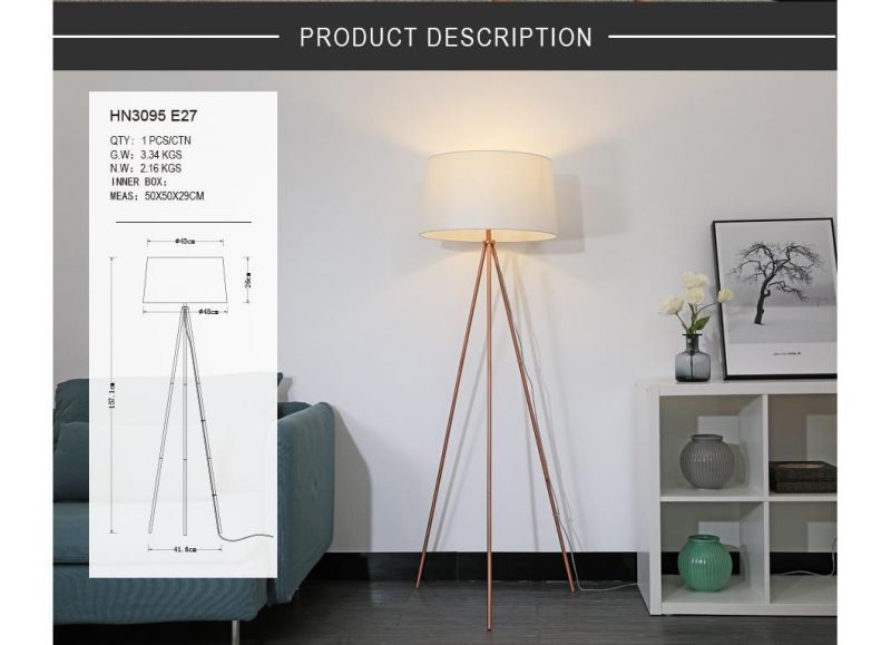 Standing Modern Simple Nordic Hotel Decor New Invention Hot Sell Floor Lamp