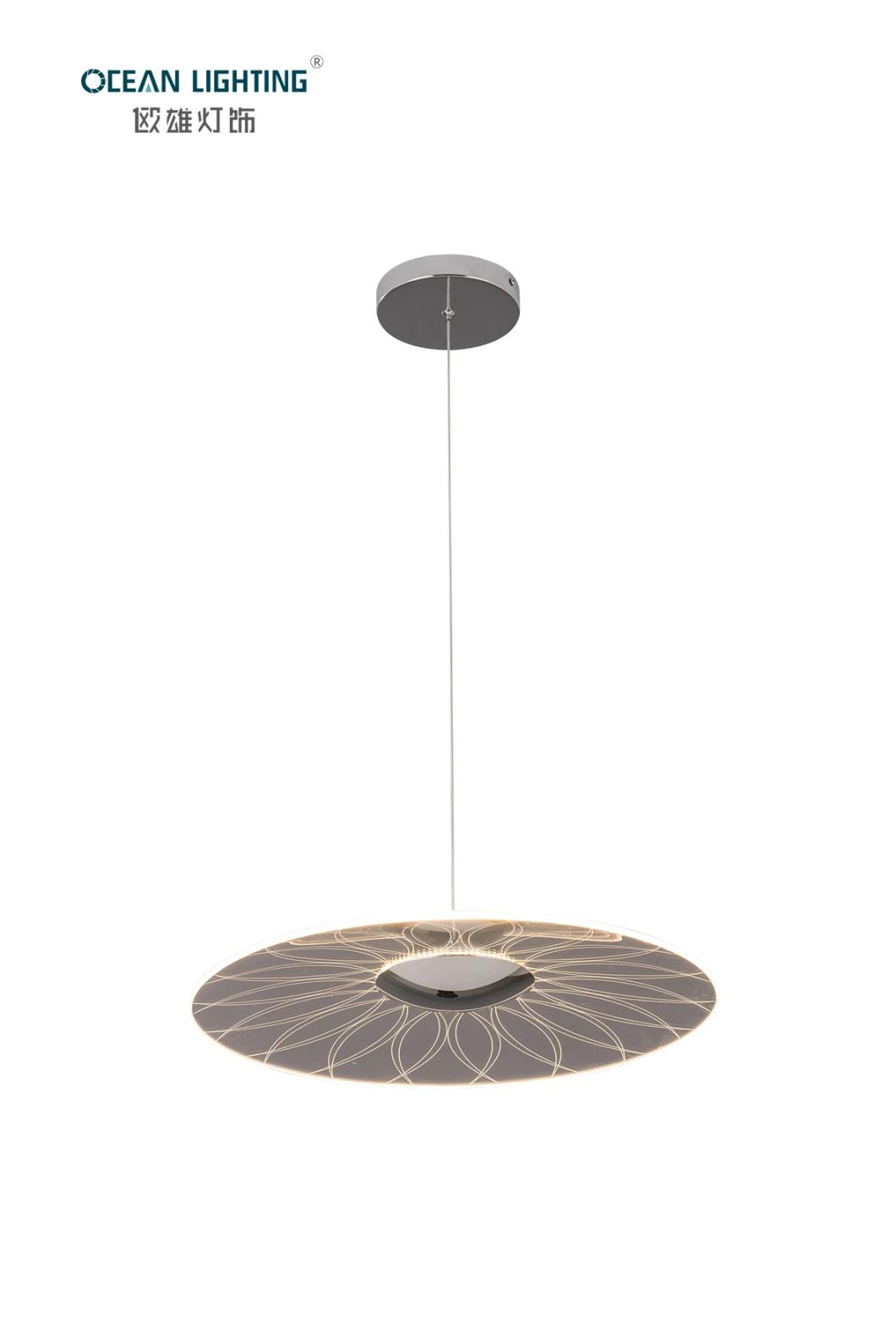 Living Dining Modern Style Design Indoor Five Patterns LED Lighting Pendant Lamp Chandelier