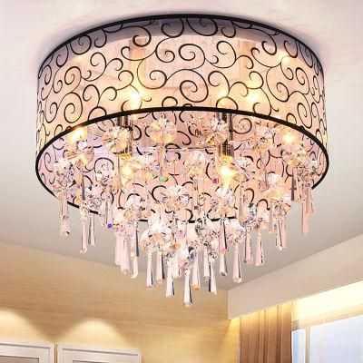 Frabic Crystal Bedroom Ceiling Lights Fixtures for Indoor Home Lighting (WH-CA-29)