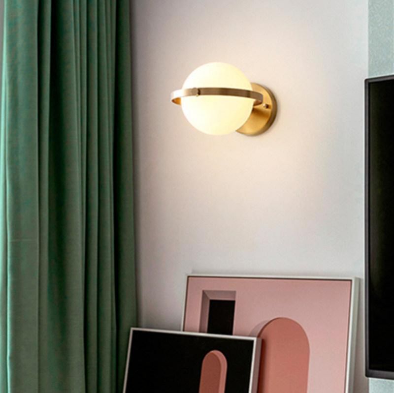 Modern Wall Lamp Noric All Copper Wall Lamps for Living Room Bedroom LED Wall Sconce (WH-OR-217)