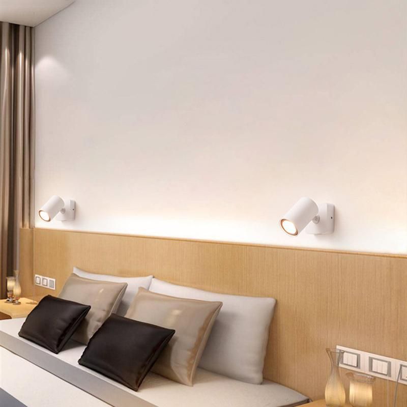 Indoor 7W GU10 LED Ceiling Wall Light Modern Style Folding Rotation Wall Reading Lamp (WH-OR-166)