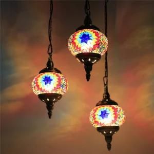Turkish Mosaic Lampshandcrafted LED Chandelier