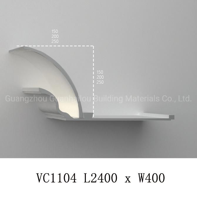 Ceiling Cornice for Interior Decoration and Inllumination (1104)