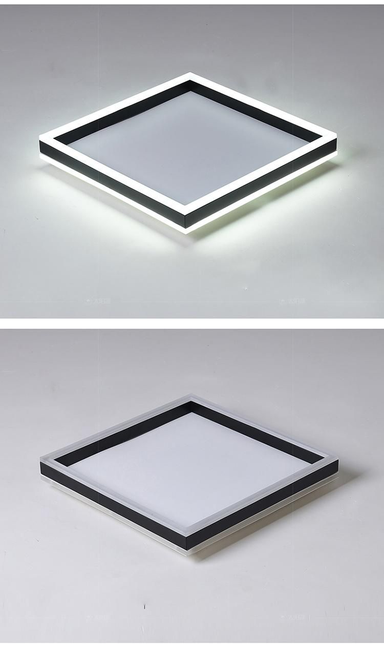 Modern Square LED Lights, Elegant Home Decor Modern Light Attack Aircraft