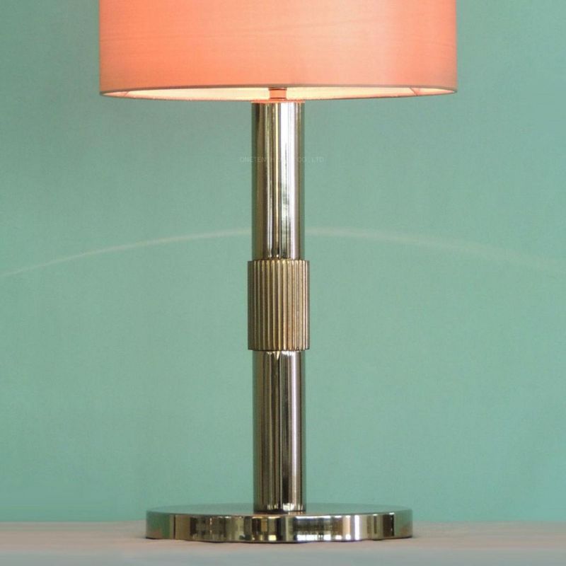 Modern Design Decorative Fluted Metal Body Table Lamp for Living Room