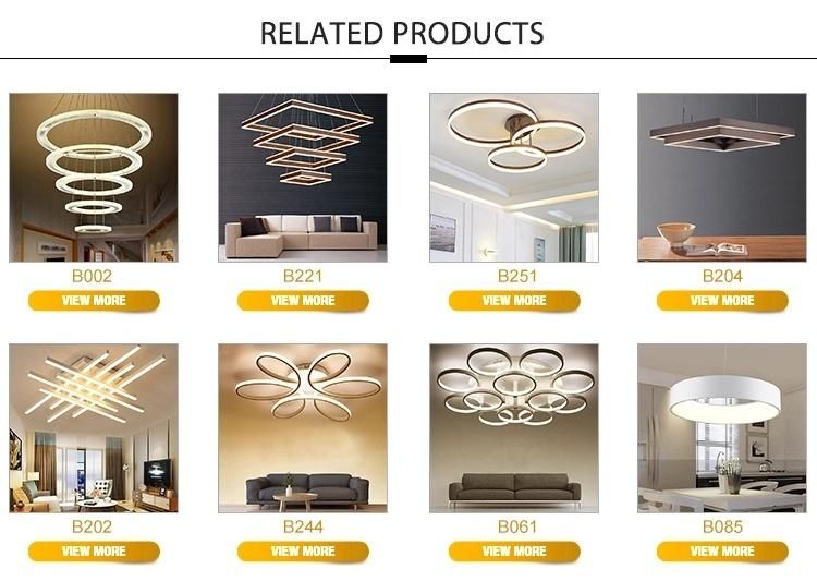 Modern Simple Circular LED Wall Lamp Chandelier Wall Art Modern Curved Wall Light 50.40