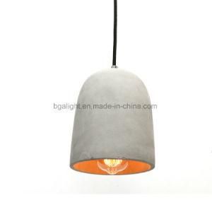 E27 Concrete Single Hanging Light for Living Room