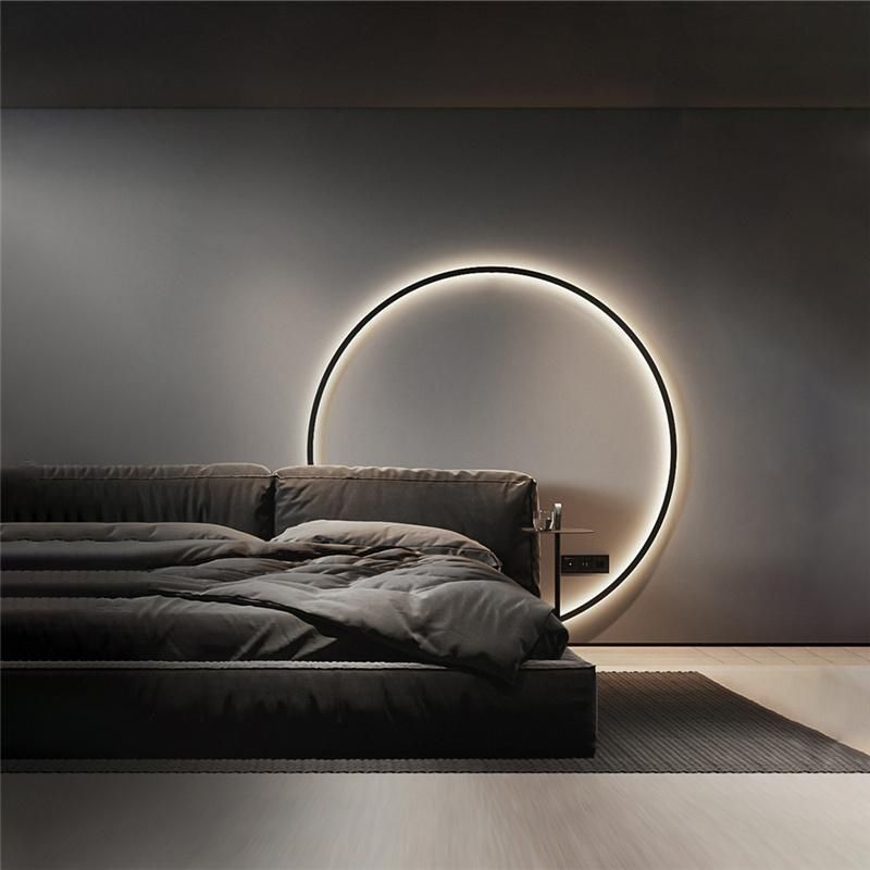 Simple Ring LED Wall Light Living Room Background Wall Decoration Wall Lamp Nordic Bathroom Decor Atmosphere LED Lights Fixtures