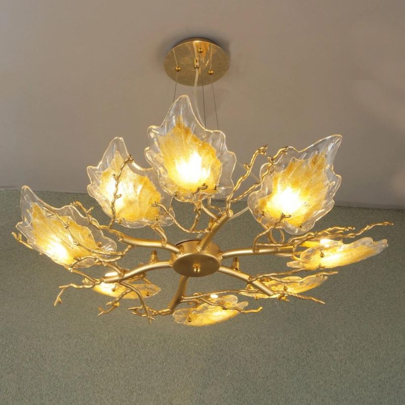 2022 Chandlier Modern Crystal LED Dining Room Lighting Fixture Chrystal High Ceiling Chandelier