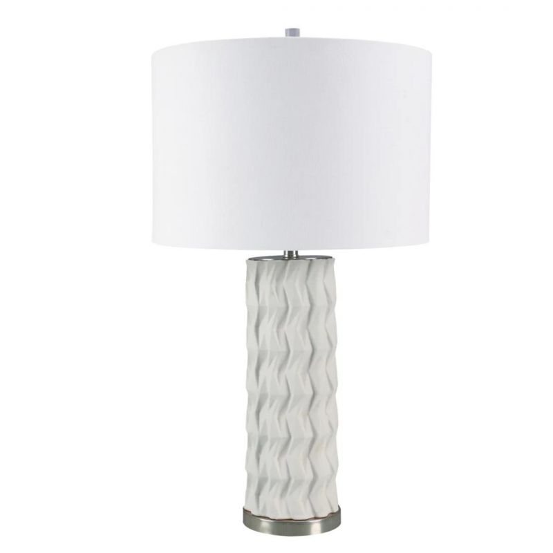 Furntiure Ceramic Desk Lights Table Lamp Fabric Shade Table Lamp Porcelain Lamp