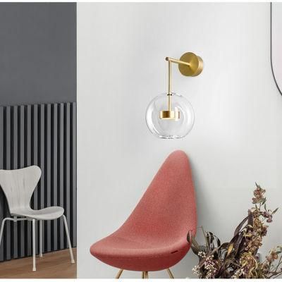 Nordic Wall Sconces 10W LED Light Glass Bubble Sample Scandinavian Wall Light (WH-OR-70)