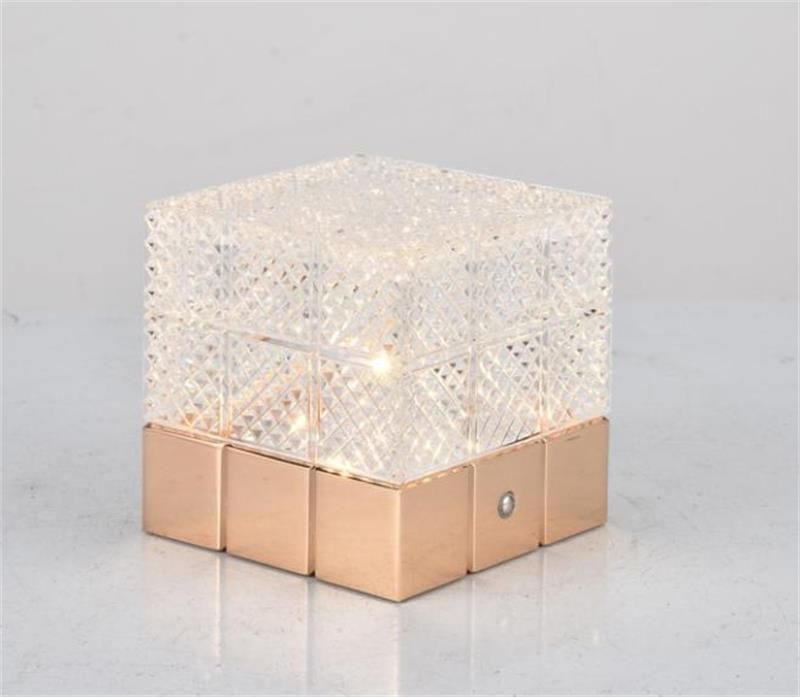 LED Magic Cube Table Lamp Creative Desktop Night Light Bedroom Living Room Decoration Atmosphere Light