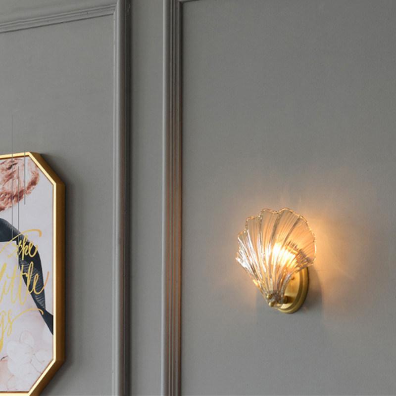 Creative Postmodern Golden Wall Lamp Living Room TV Aisle Background Light (WH-OR-124)