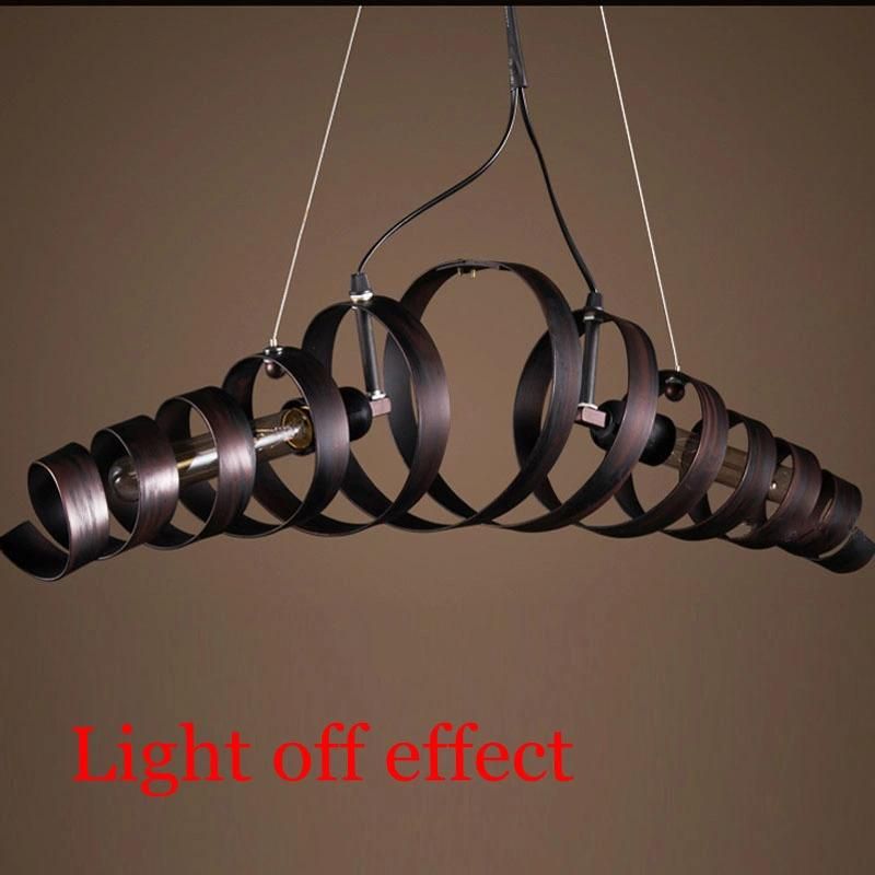 Industrial American Loft Pendant Lamp Retro Iron Art Cafe Restaurant Dining Room Pendant Lamp (WH-VP-121)