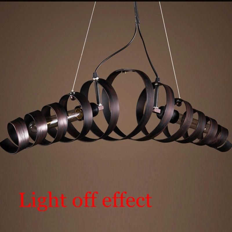 Industrial American Loft Pendant Lamp Retro Iron Art Cafe Restaurant Dining Room Pendant Lamp (WH-VP-121)