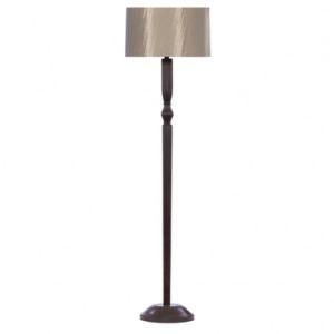 Antique Style Home Hotel Floor Lamp with Espresso Wood