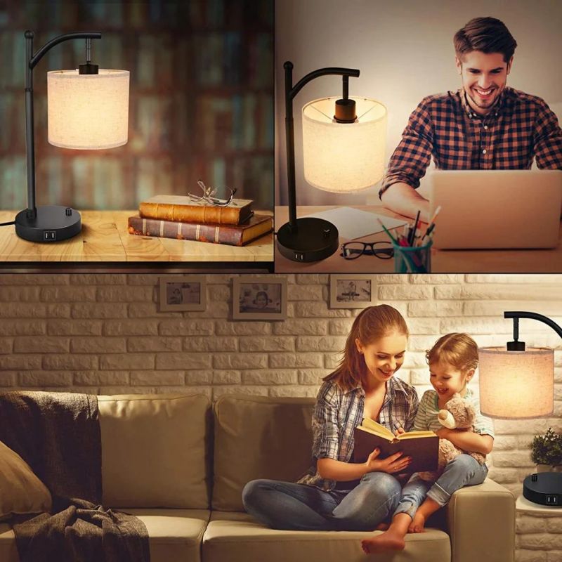Hotel Style Table Light Design Decoration USB Table Lamp