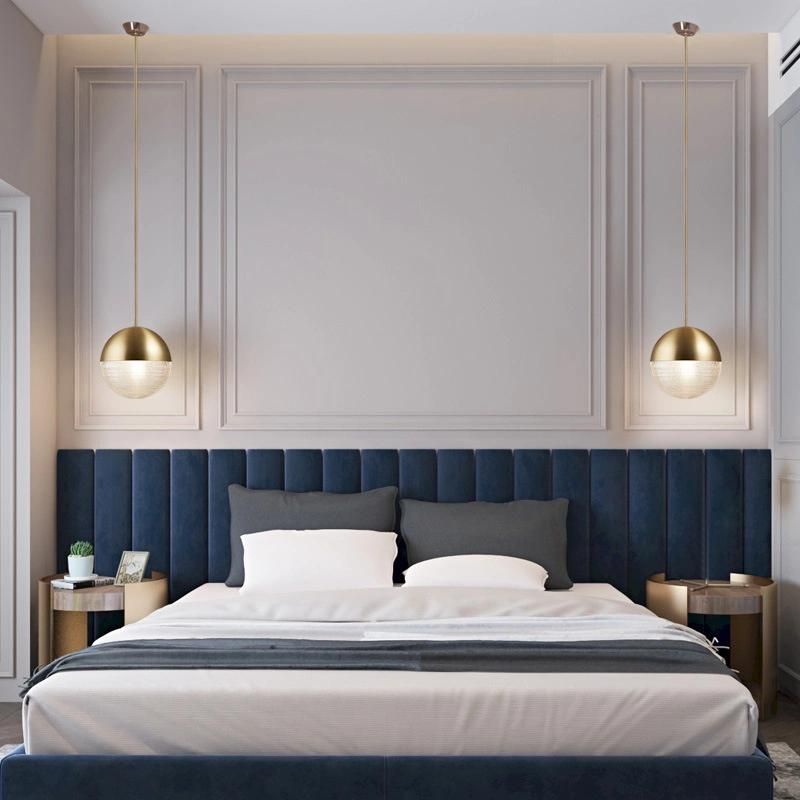 Modern Pendant Lights LED Glass Ball Bedroom Bedside Nordic Hanging Lighting (WH-GP-47)