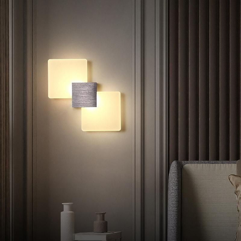 LED Bedhead Creative Light TV Background Wall Bedroom Decoration Personality Wall Lamp