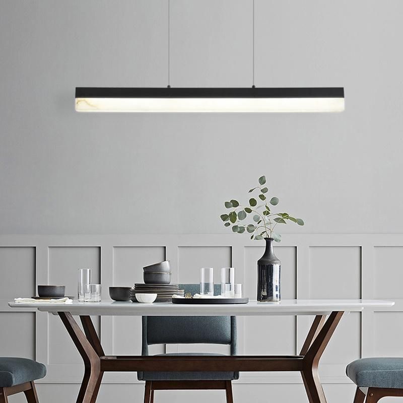 Dining Room Pendant Lamp Modern Minimalist Creative Nordic LED Strip Light