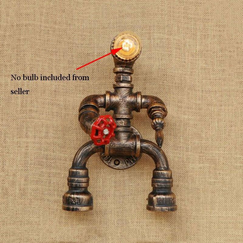 Steam Punk Wall Lamp Creative Restaurant Hall Corridor Stair Iron Robot Wall Light (WH-VR-43)