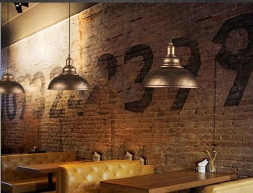 Industrial Pendant Lamp for Indoor Dinner Room Decoration